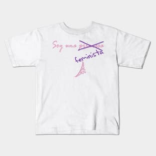 I am a feminist, not a princess Kids T-Shirt